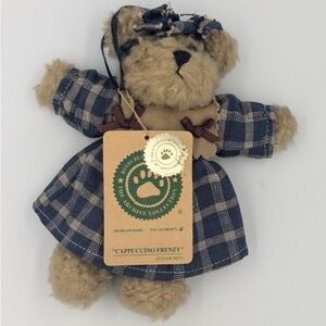 Boyds Bears 1999 Collection Plush Teddy Bear retired Cappuccino Frenzy Vintage